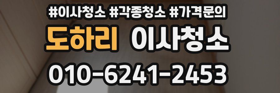 도하리 이사청소