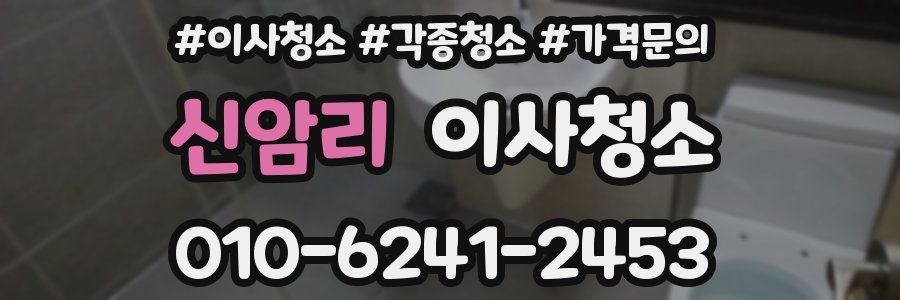 신암리 이사청소