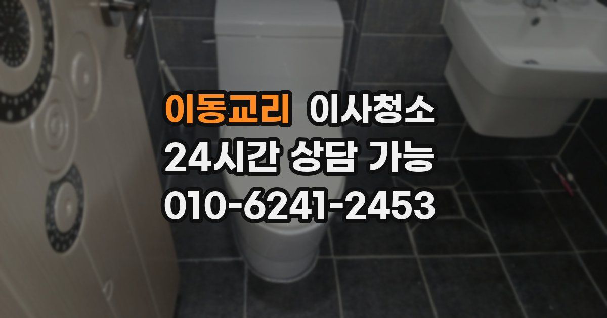 이동교리 입주청소