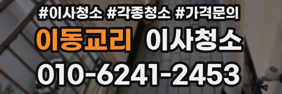 이동교리 이사청소