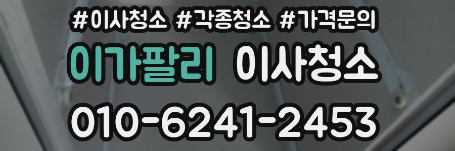 이가팔리 이사청소