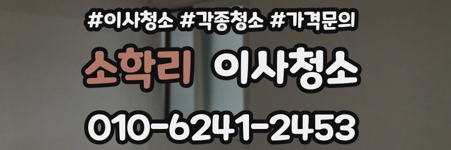 소학리 이사청소