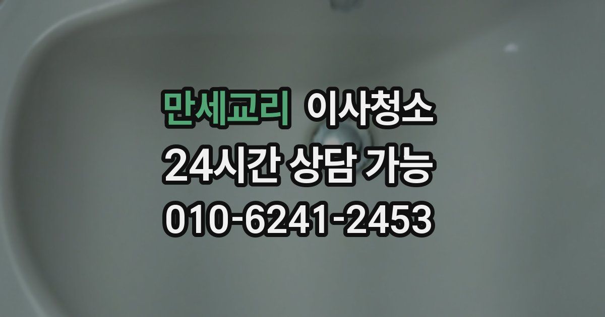 만세교리 입주청소