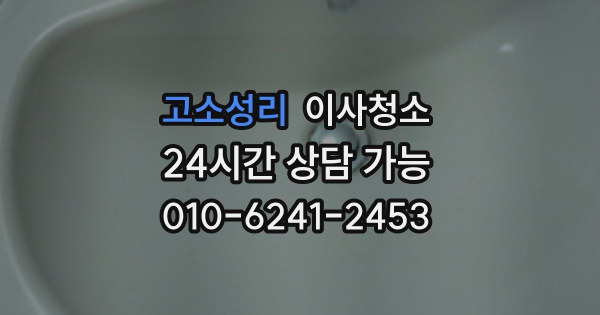 고소성리 입주청소