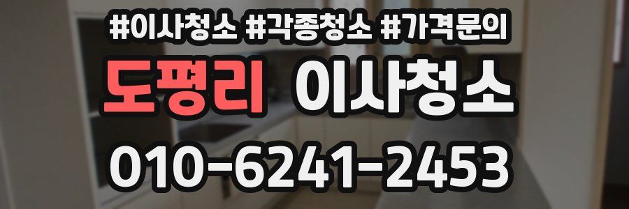 도평리 이사청소