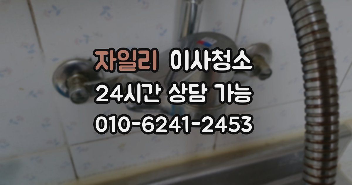 자일리 입주청소