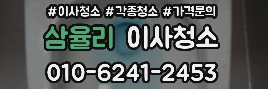 삼율리 이사청소