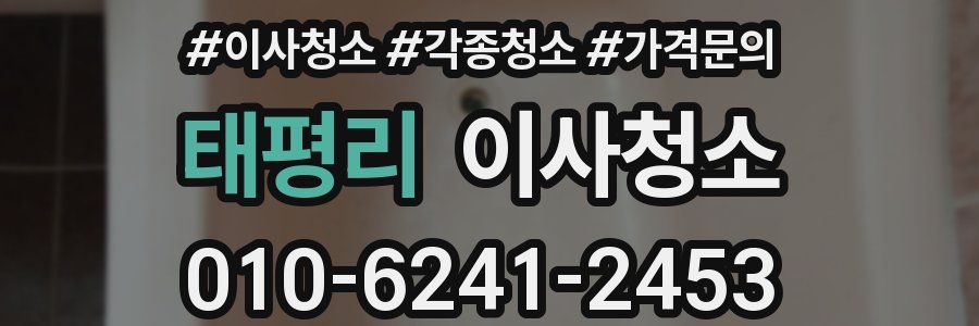 태평리 이사청소