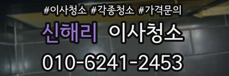 신해리 이사청소