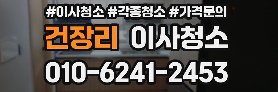 건장리 이사청소