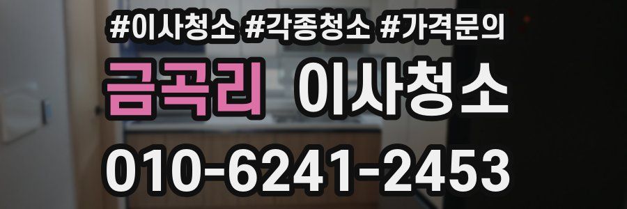 금곡리 이사청소