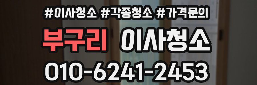 부구리 이사청소