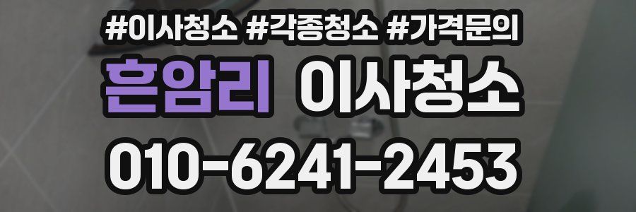 흔암리 이사청소