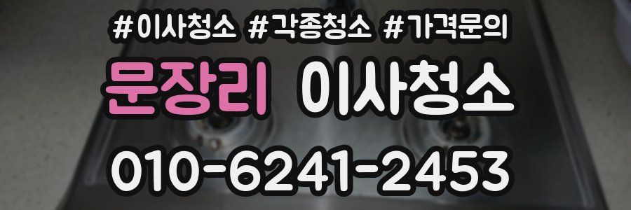 문장리 이사청소