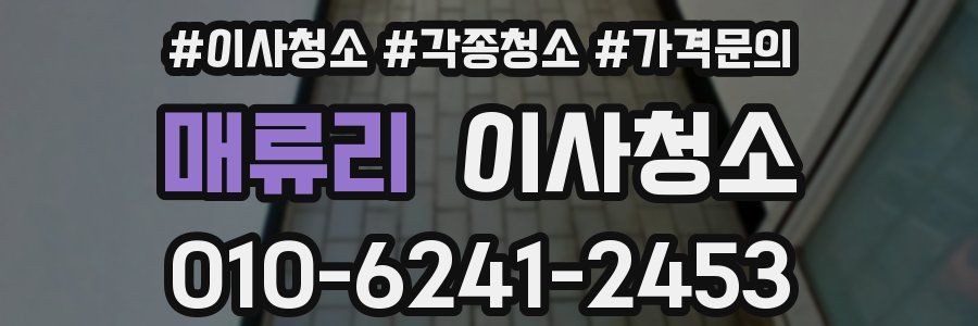 매류리 이사청소