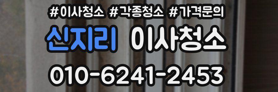 신지리 이사청소