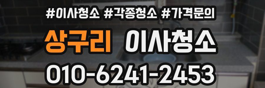 상구리 이사청소