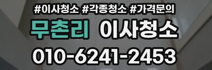무촌리 이사청소