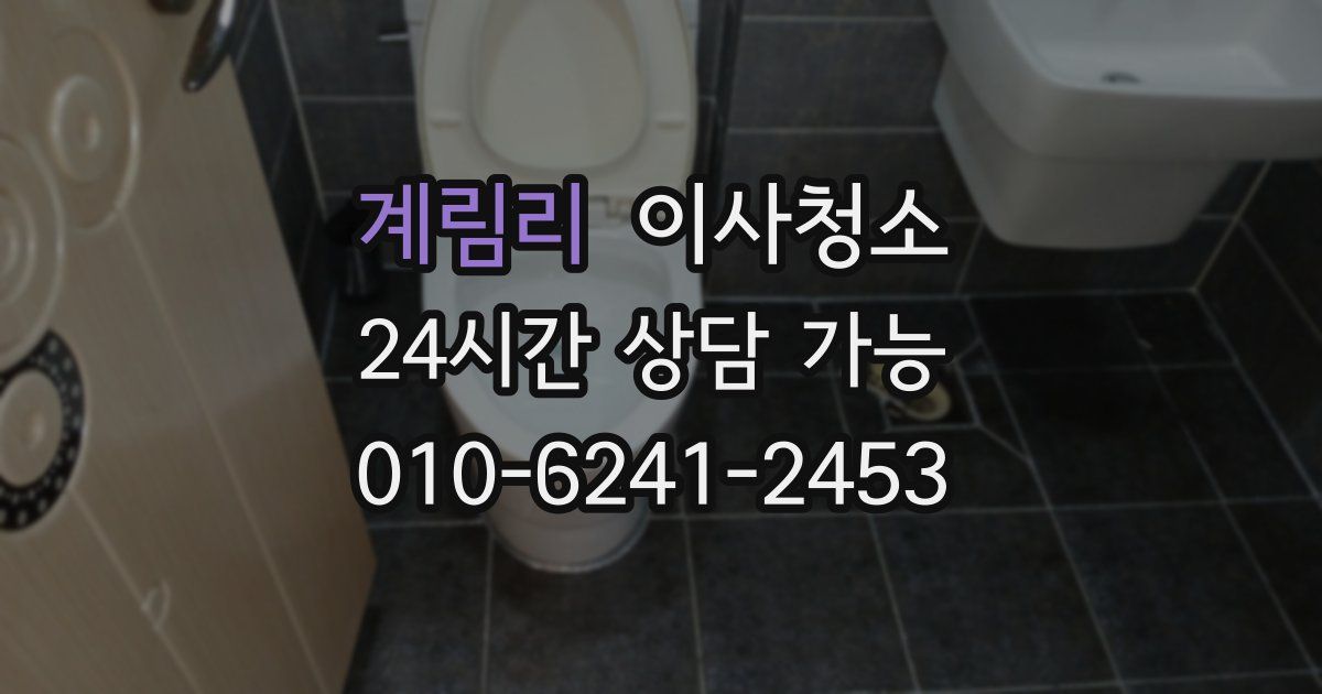 계림리 입주청소