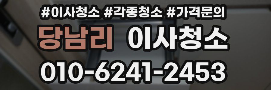 당남리 이사청소
