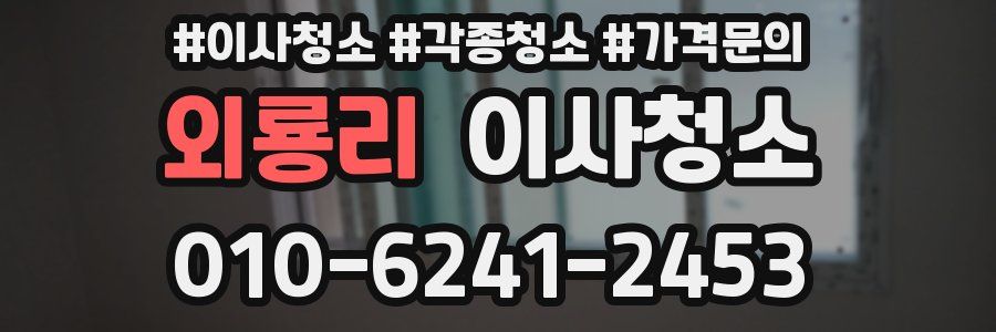 외룡리 이사청소