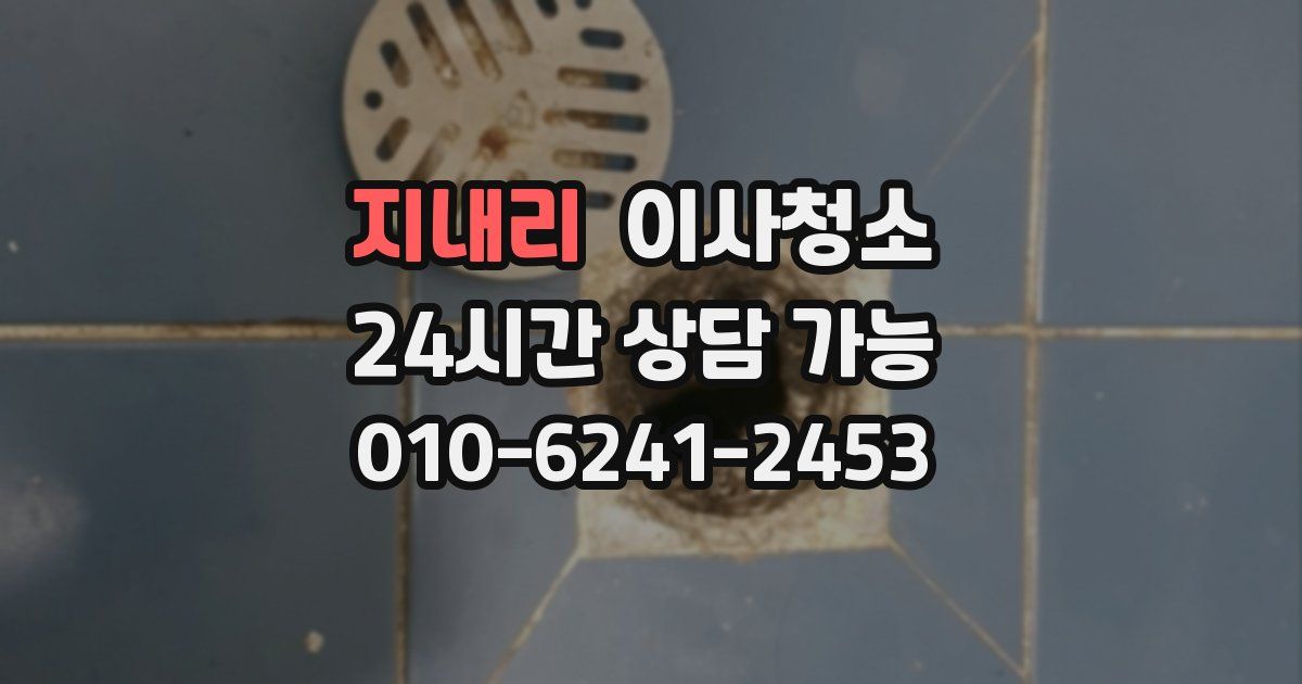 지내리 입주청소