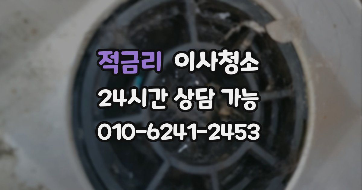 적금리 입주청소