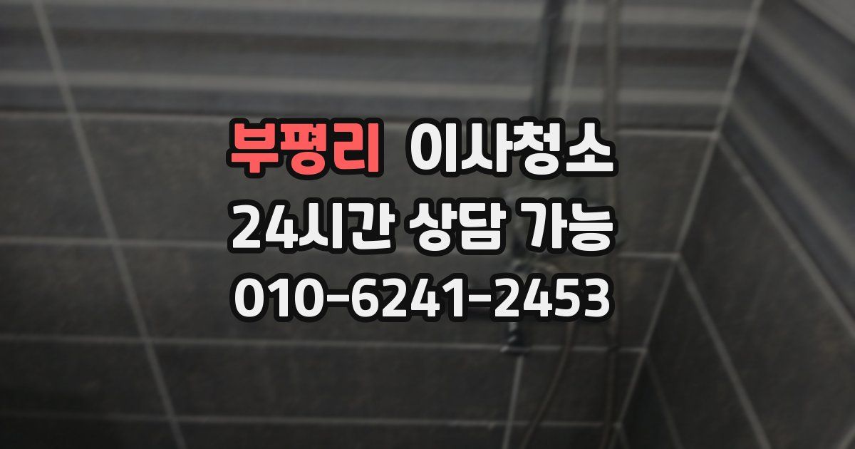 부평리 입주청소