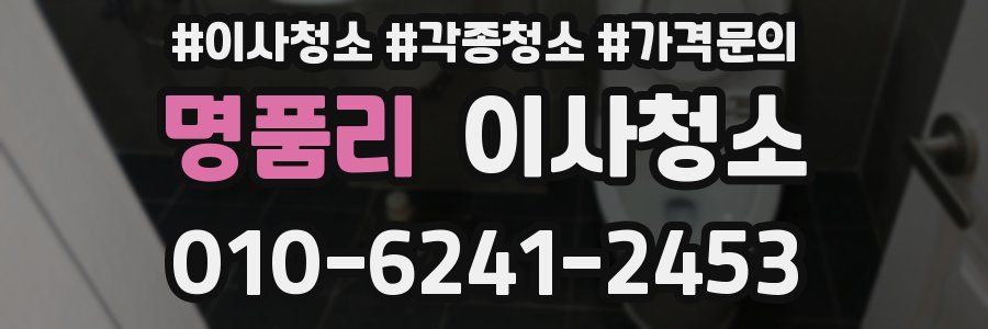 명품리 이사청소