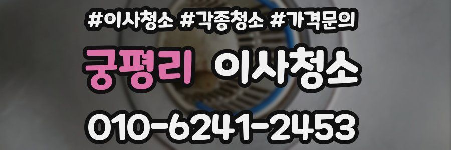 궁평리 이사청소