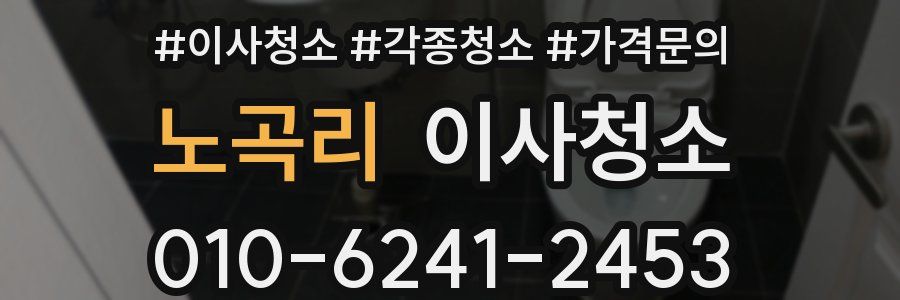 노곡리 이사청소