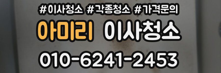 아미리 이사청소