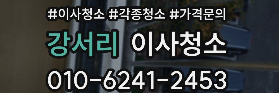 강서리 이사청소