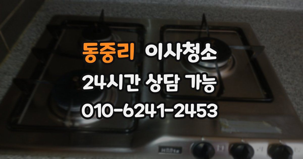 동중리 입주청소