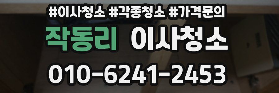 작동리 이사청소