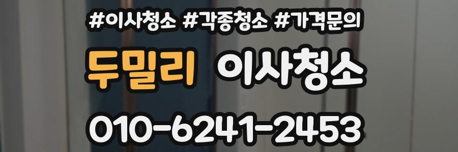 두밀리 이사청소