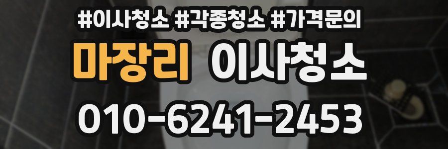 마장리 이사청소