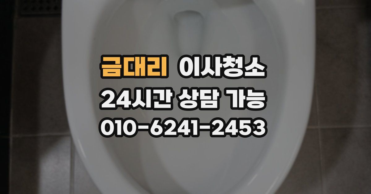 금대리 입주청소