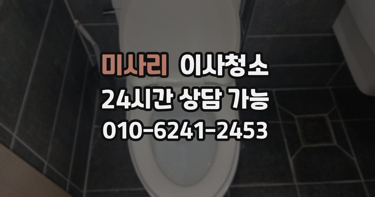 미사리 입주청소