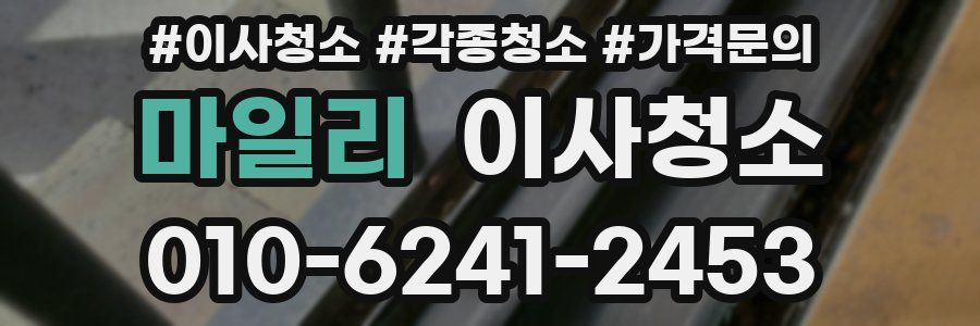 마일리 이사청소