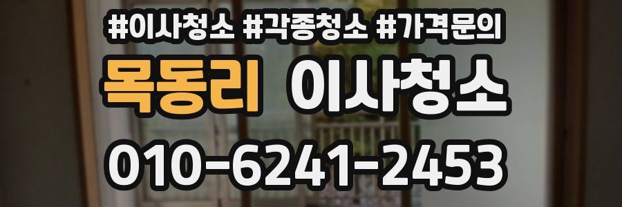 목동리 이사청소