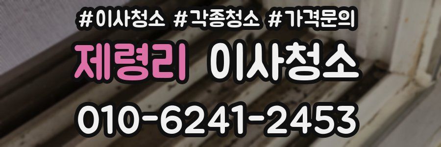 제령리 이사청소