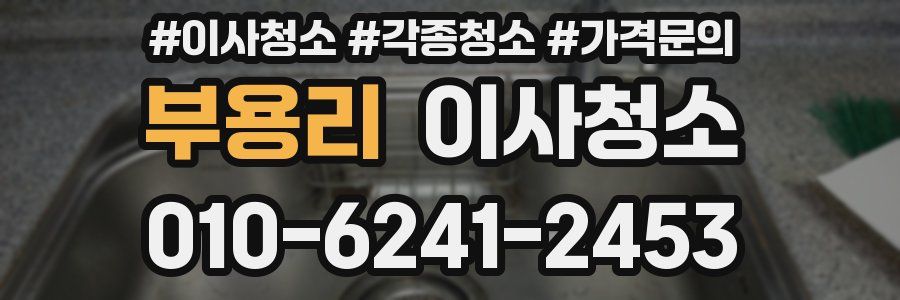 부용리 이사청소