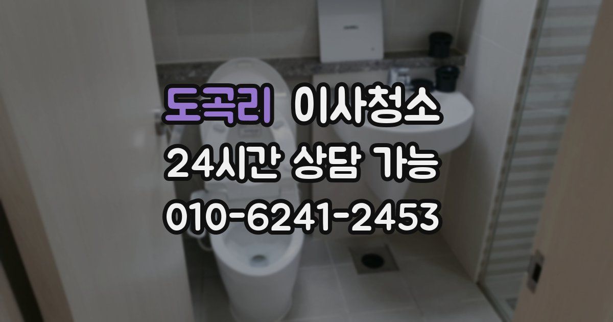 도곡리 입주청소