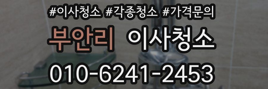 부안리 이사청소