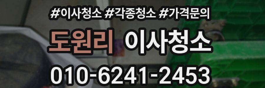 도원리 이사청소