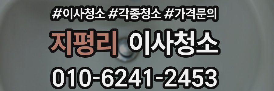 지평리 이사청소