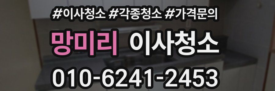 망미리 이사청소