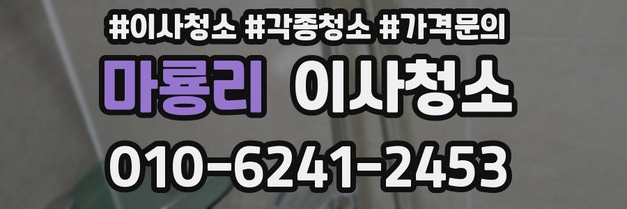 마룡리 이사청소