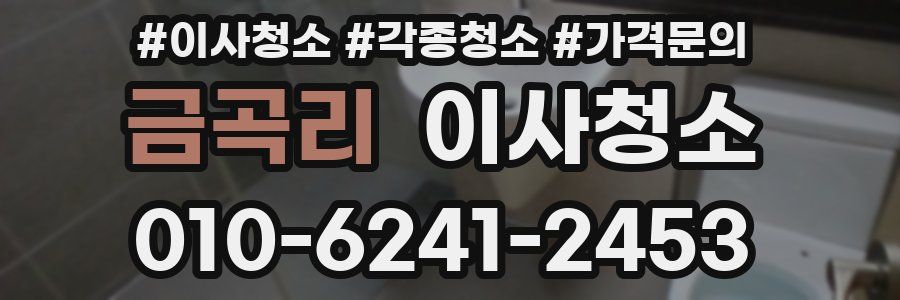 금곡리 이사청소